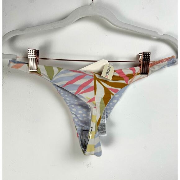 NWT Billabong Women's Tropic Jungle Maya Isla Skimpy Coverage Bikini Bottom M - Picture 4 of 12